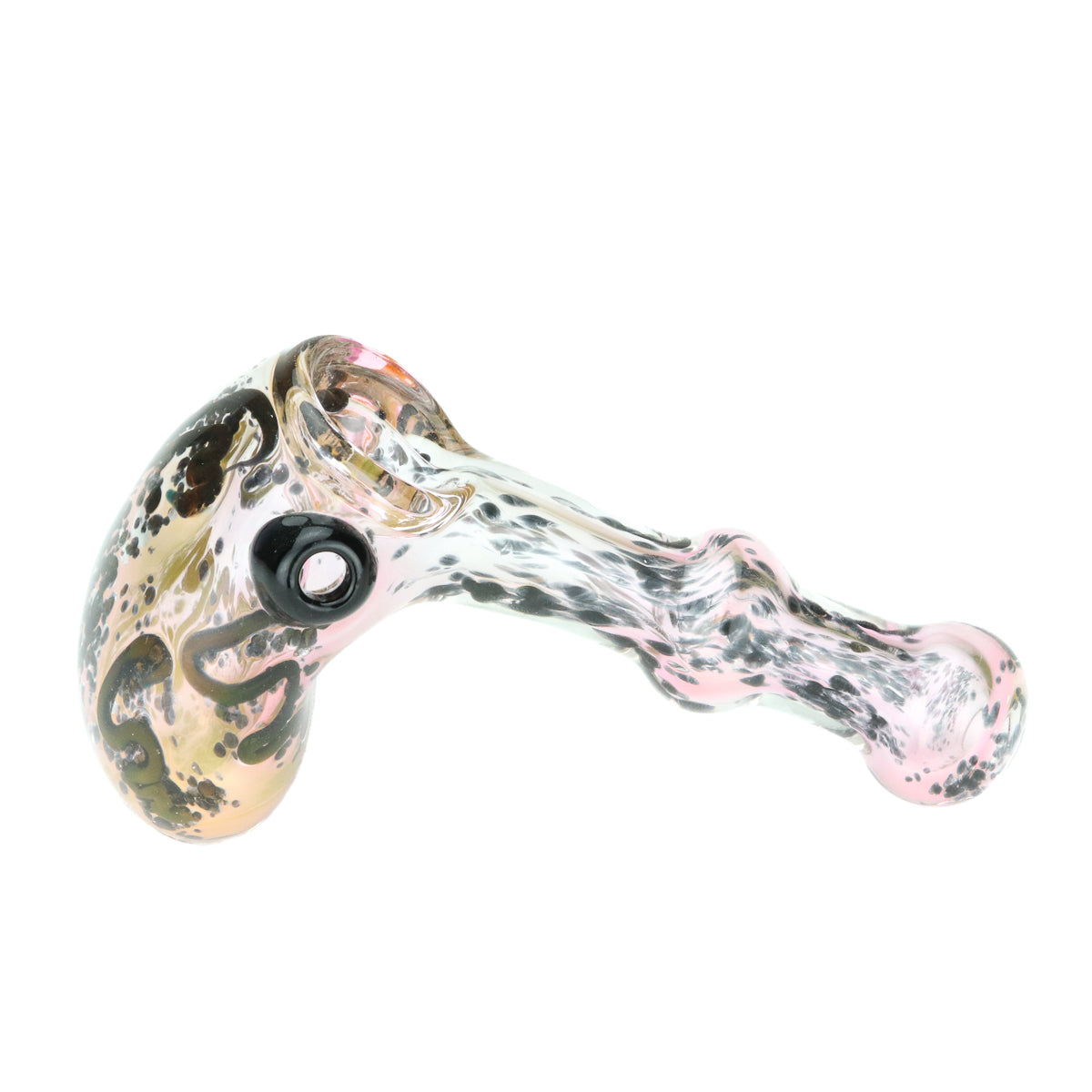 Gold Fumed Dichroic Glass Pipe