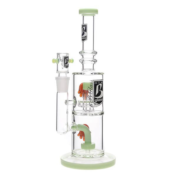 6B Glass Double Trouble Water Pipe