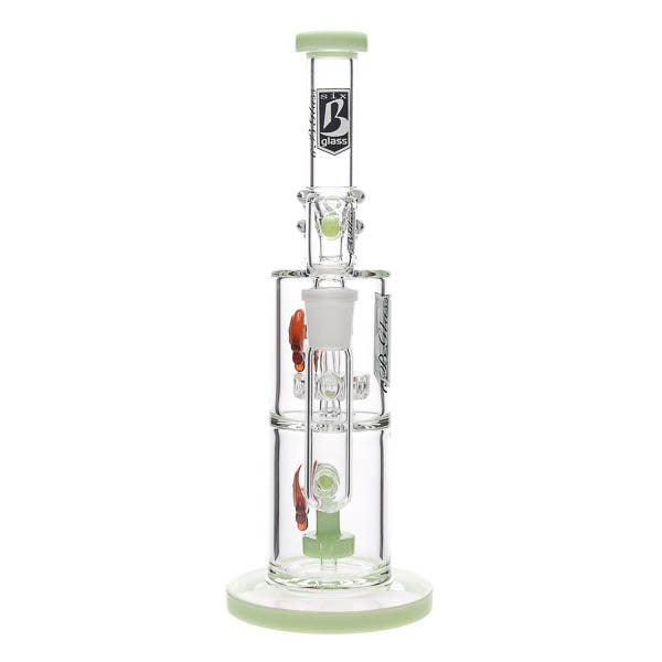 6B Glass Double Trouble Water Pipe