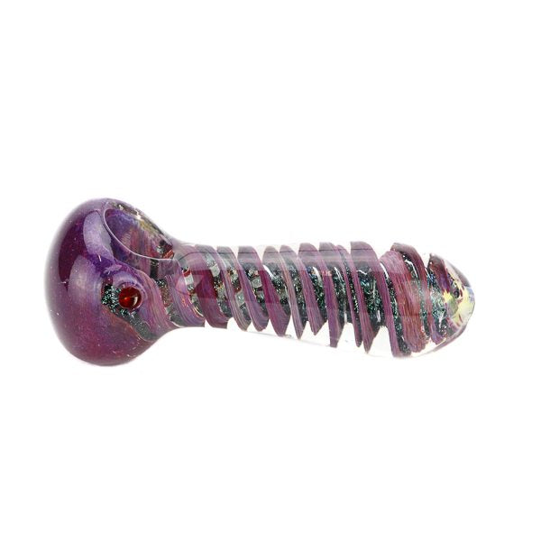 Amethyst Explosion Glass Spoon Pipe