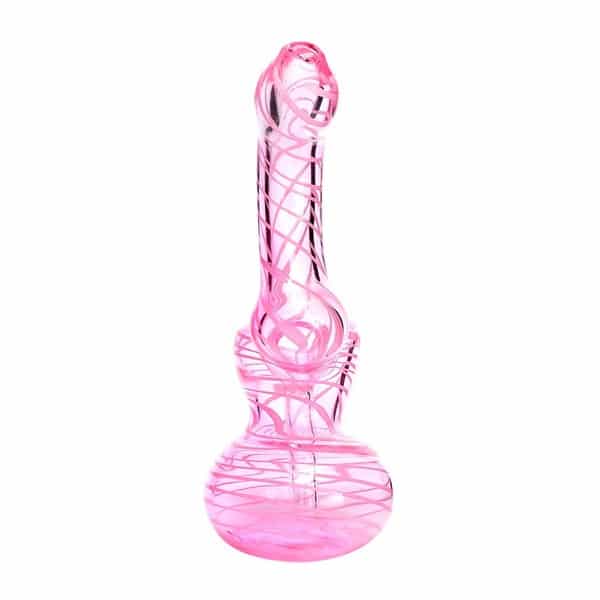 DHS 6 Inch Pink Bubbler
