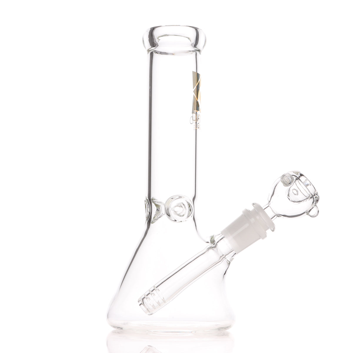 Diamond Glass 8 Inch Beaker Bong