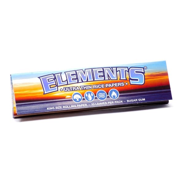 Elements Ultra Thin Rice Rolling Papers (King Size)