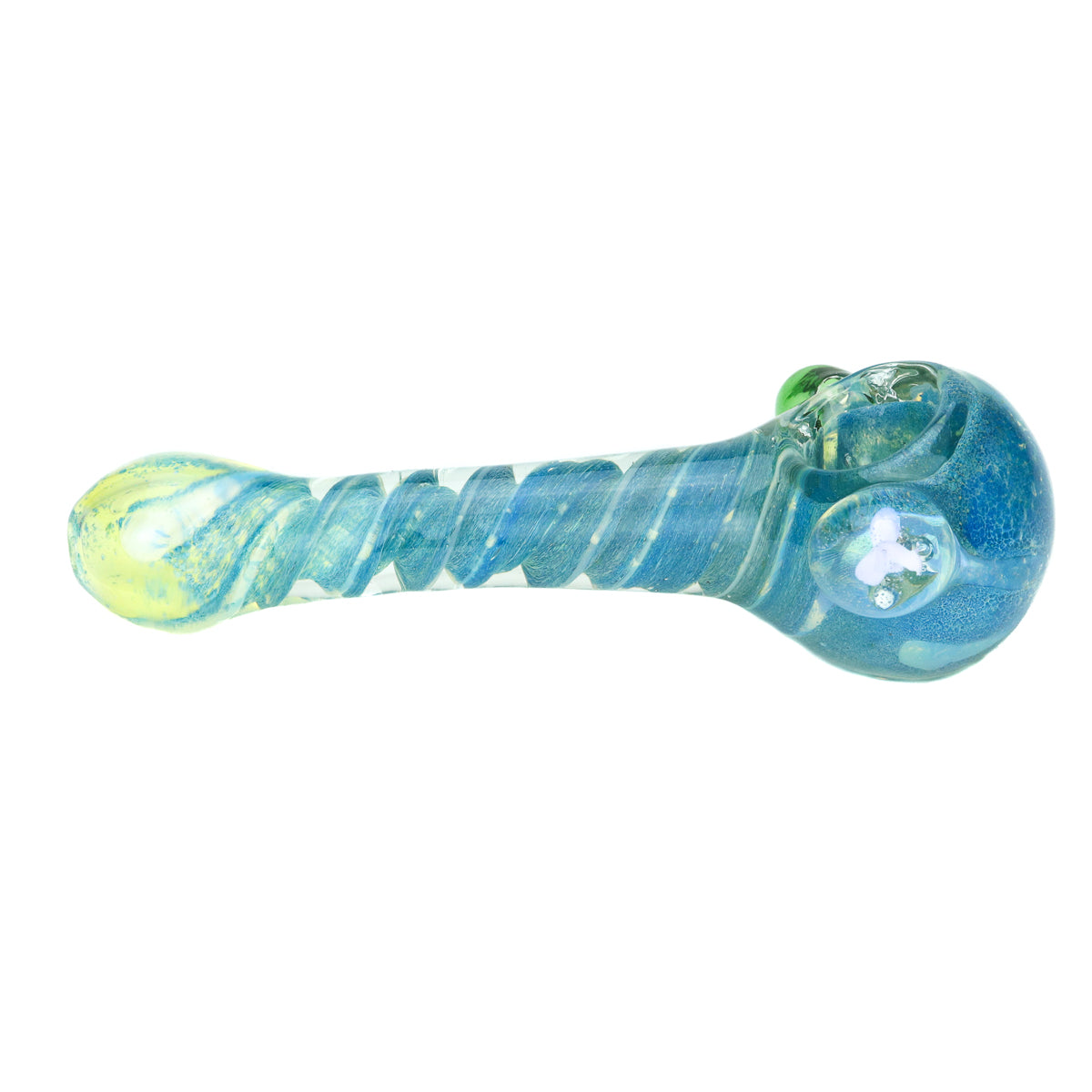 Glass Alien Pipe, Hand Blown Pipe, QQ206-AL – Apollo Glassworks