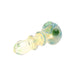 Fumed Green Illusion Glass Pipe