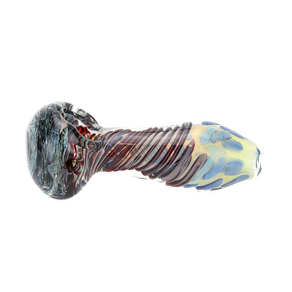 Glass UV Alien Pipe, Glass Smoking Pipe, Hand Blown Pipe, Glass Pipe G –  Apollo Glassworks