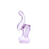 Violet Sapphire Glass Sherlock Bubbler
